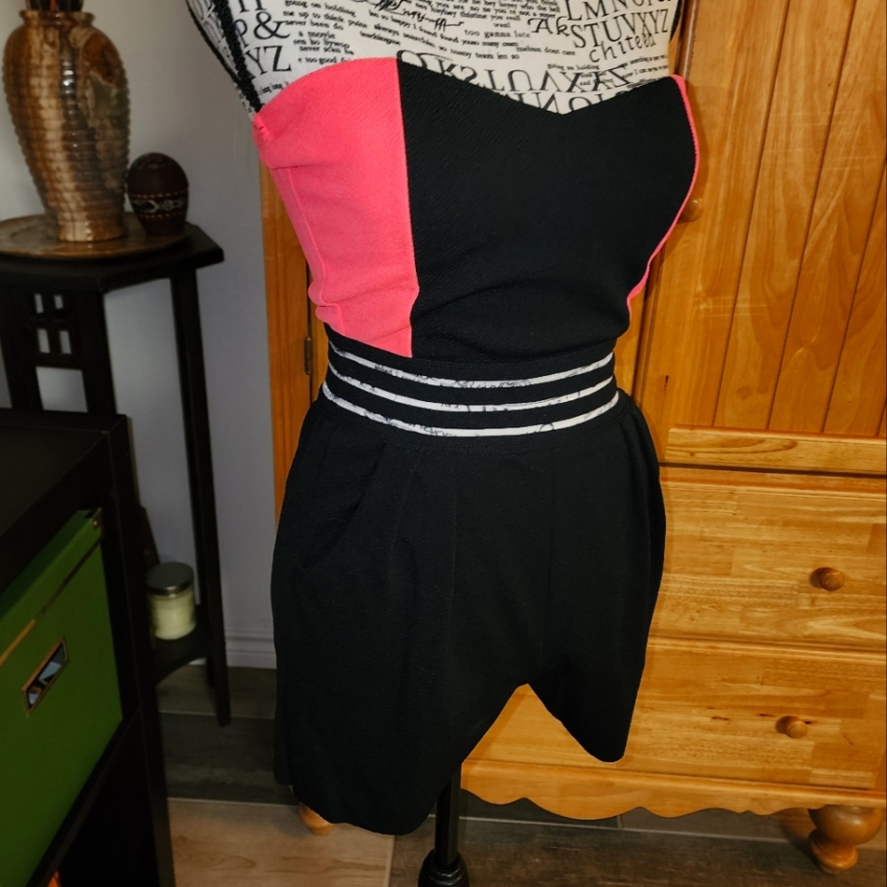 Strapless Romper